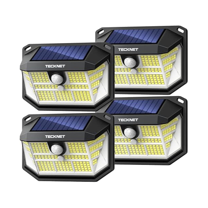TECKNET Outdoor Waterproof Solar Light With 231 LED
