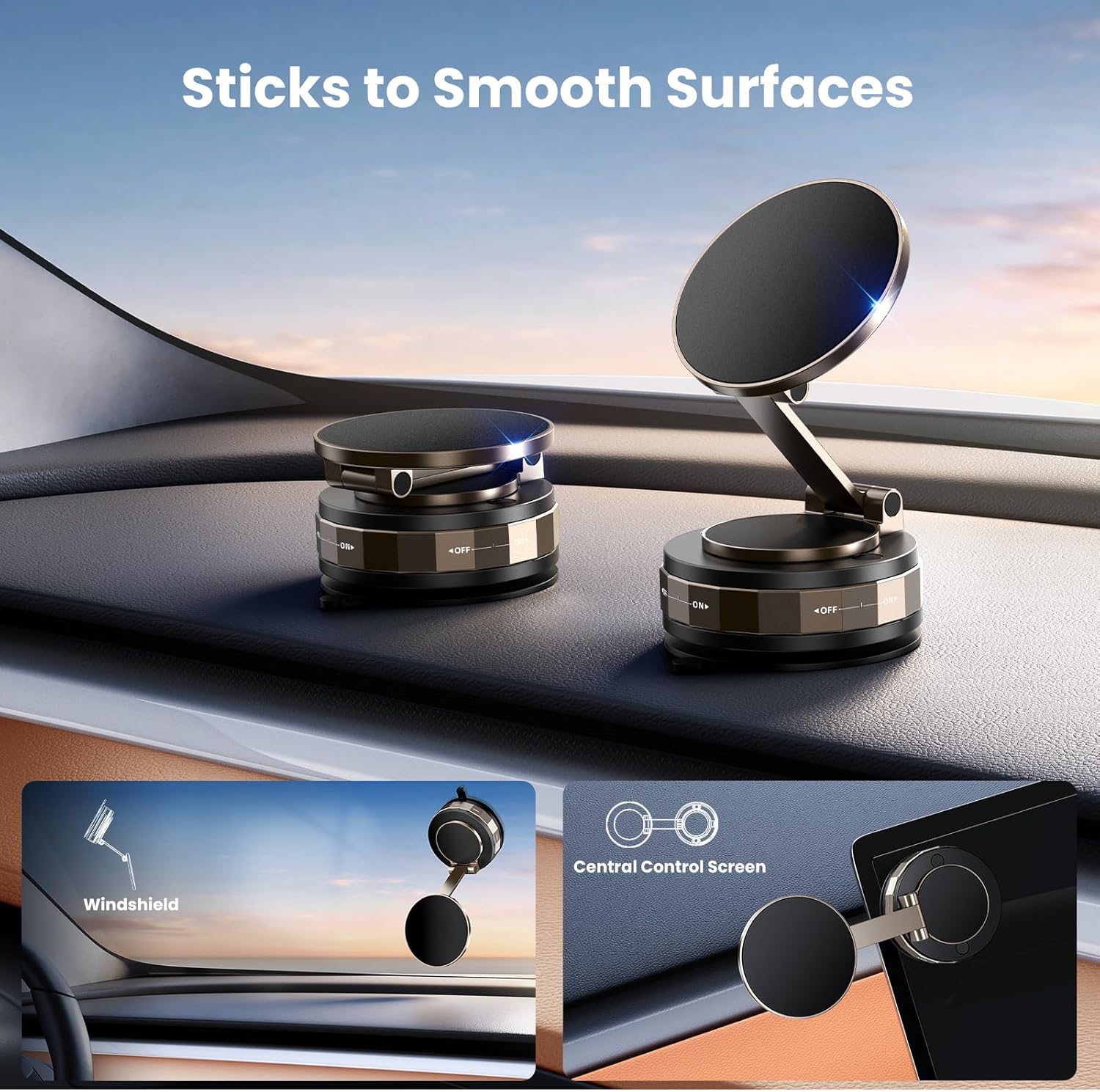 TECKNET Vacuum Magnetic Phone Holder