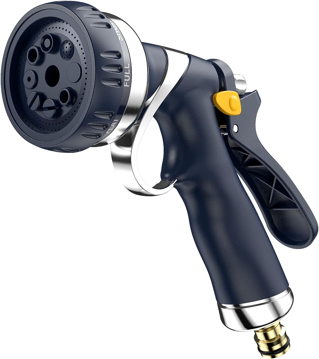 Tecknet Basics Hose Pipe Spray Gun with 8 Adjustable Patterns, 100% Heavy Duty Metal, Equipped with Premium Hose Nozzles