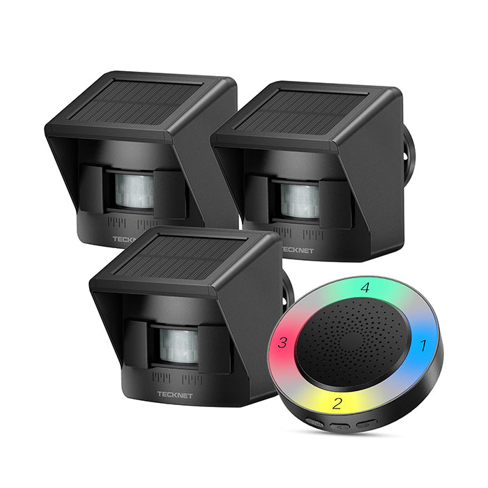 TECKNET Solar Wireless Driveway Alarm