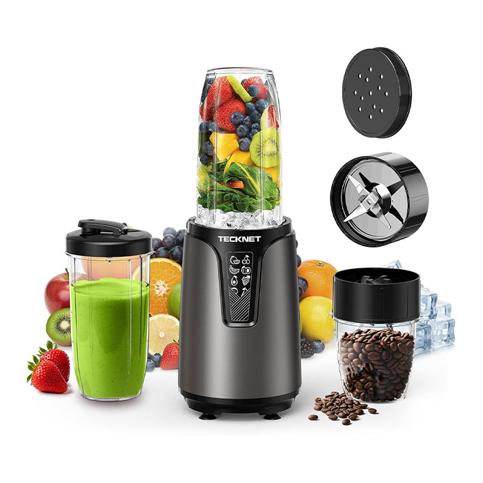 TECKNET 1000W Bullet Blender with 2 BPA-Free Cup