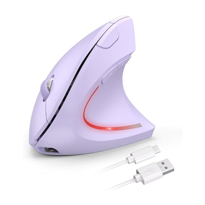 TECKNET Ergonomic Mouse, Wireless Vertical Mouse, 5 Adjustable DPI Levels