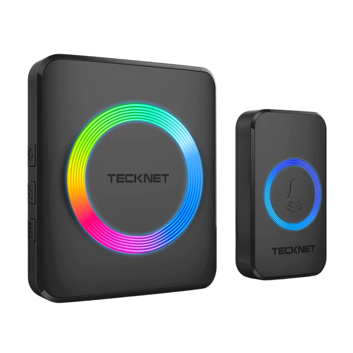 TECKNET Waterproof Wireless Doorbell with 1300ft Range