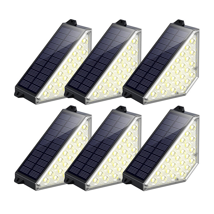 TECKNET Solar Step Lights for Outside, 2 Modes Brightness Adjustable