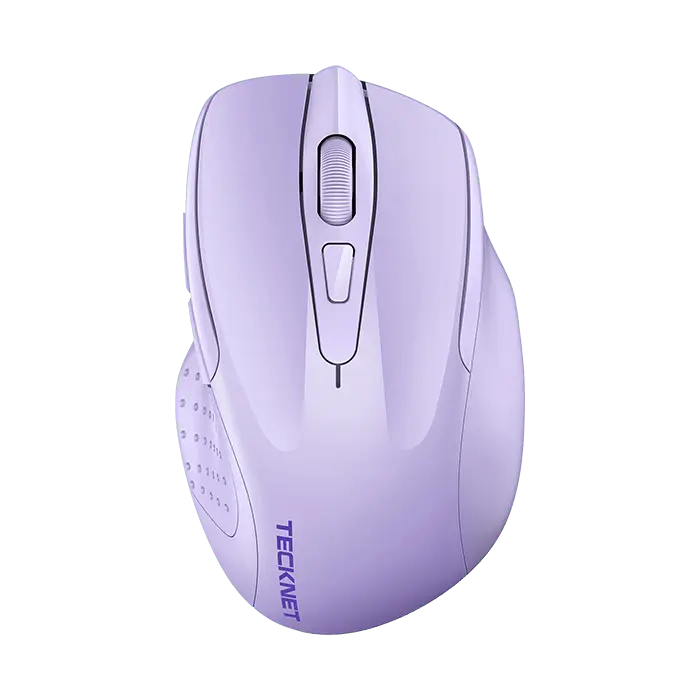 TECKNET Wireless Mouse Rechargeable 4800 DPI Silent Mouse 8 Buttons Bluetooth Mouse