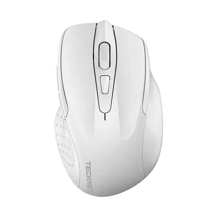 TECKNET Wireless Mouse Rechargeable 4800 DPI Silent Mouse 8 Buttons Bluetooth Mouse