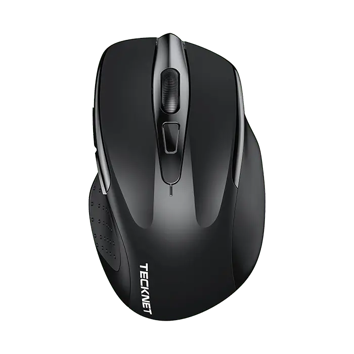 TECKNET Wireless Mouse Rechargeable 4800 DPI Silent Mouse 8 Buttons Bluetooth Mouse