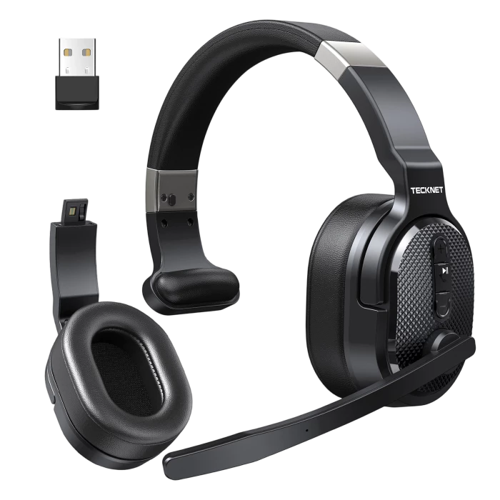 TECKNET Wireless Bluetooth Headset 3 EQ USB Dongle