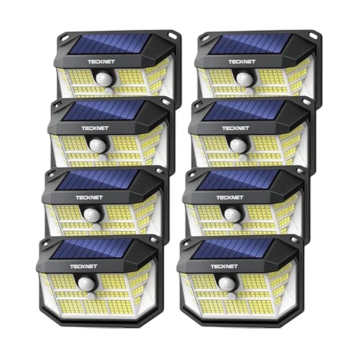 TECKNET Outdoor Waterproof Solar Light With 231 LED
