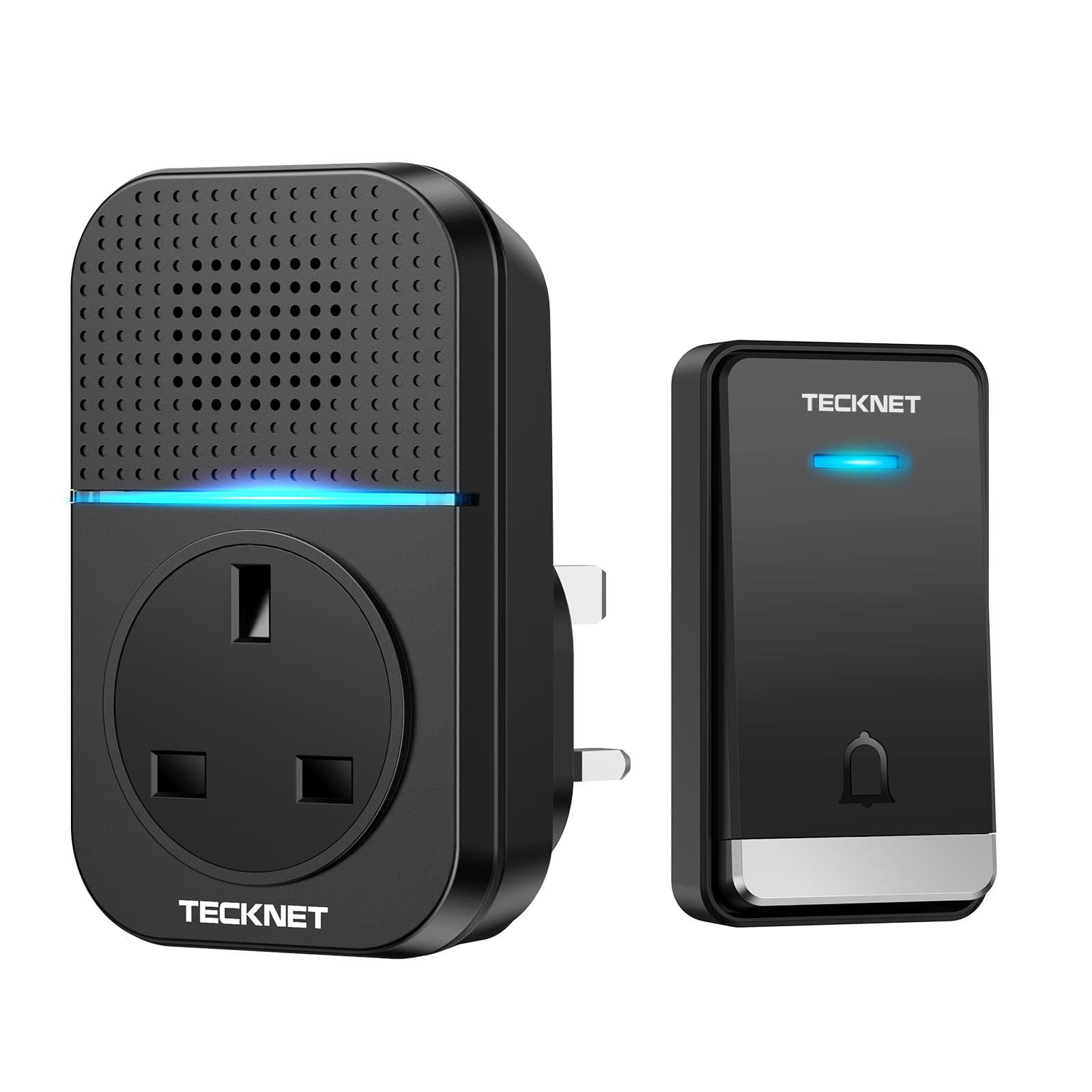 TECKNET Waterproof No Battery Needed Wireless Doorbell Chimes