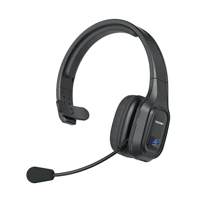 TECKNETTECKNET Bluetooth Headset With Mic Noise Canceling