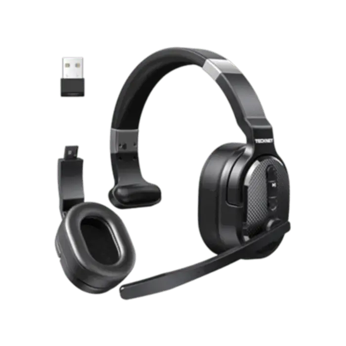 TECKNETTECKNET Wireless Bluetooth Headset 3 EQ USB Dongle