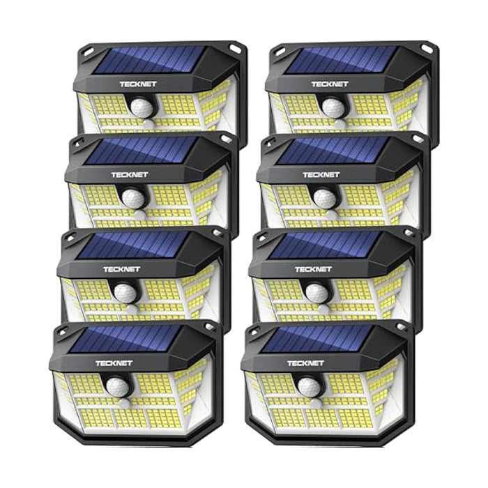 TECKNET Outdoor Waterproof Solar Light With 231 LED