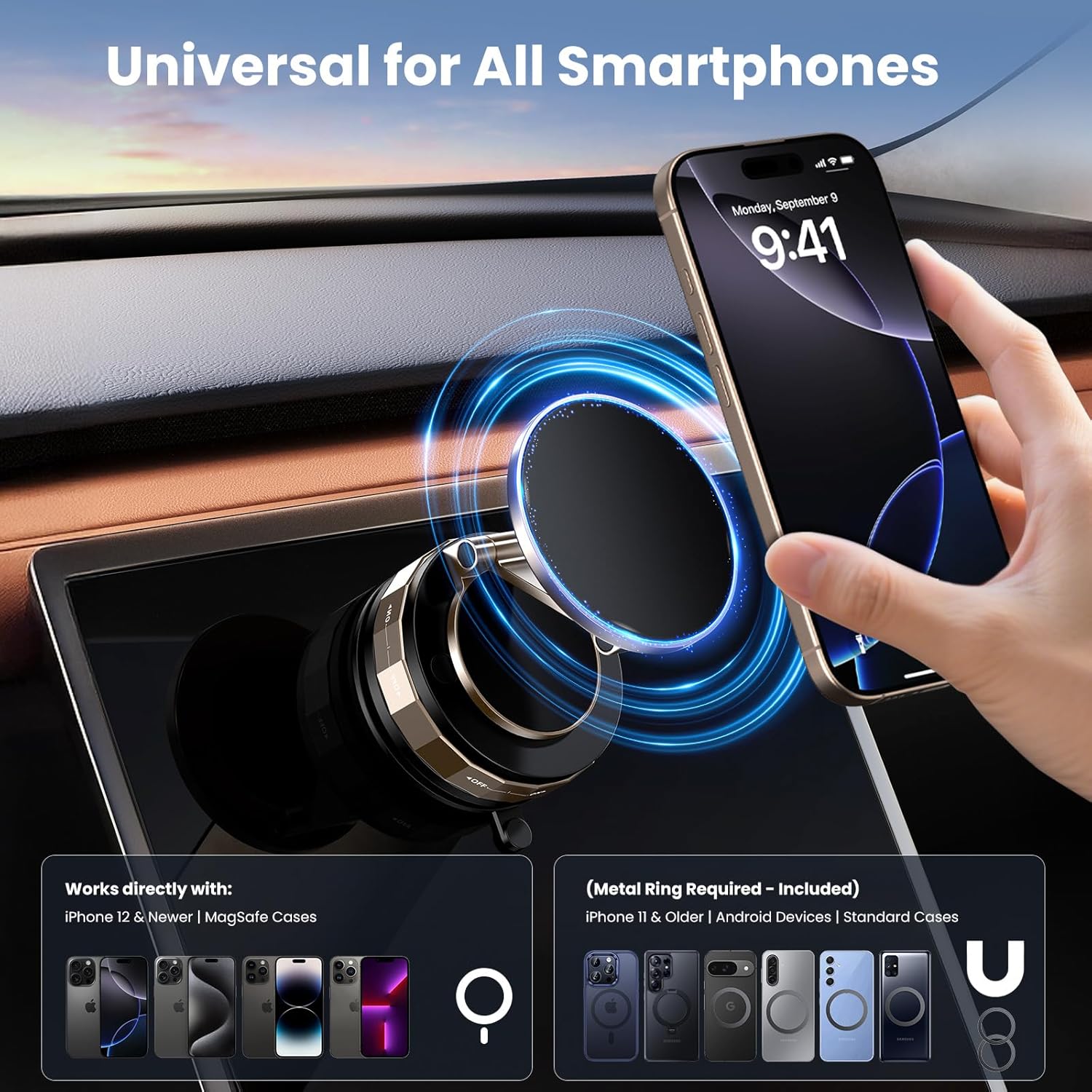 TECKNET Vacuum Magnetic Phone Holder