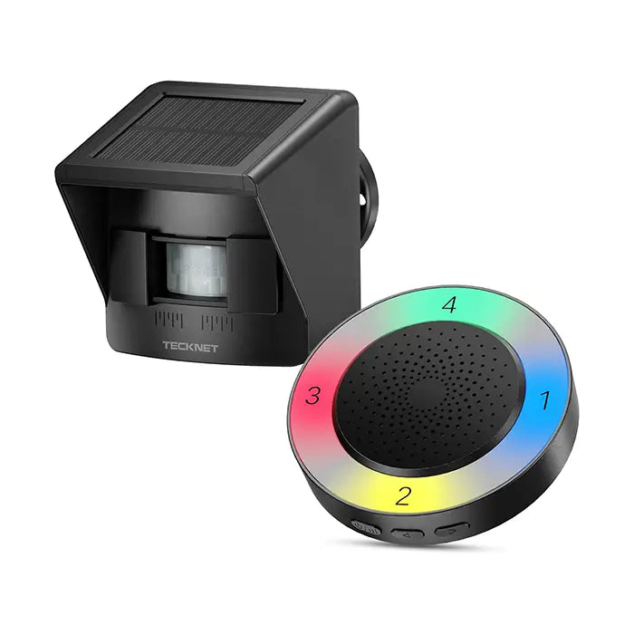 TECKNET Wireless Solar Driveway Alarm
