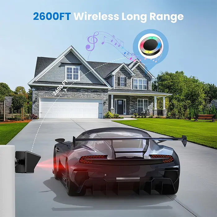 TECKNET Wireless Solar Driveway Alarm
