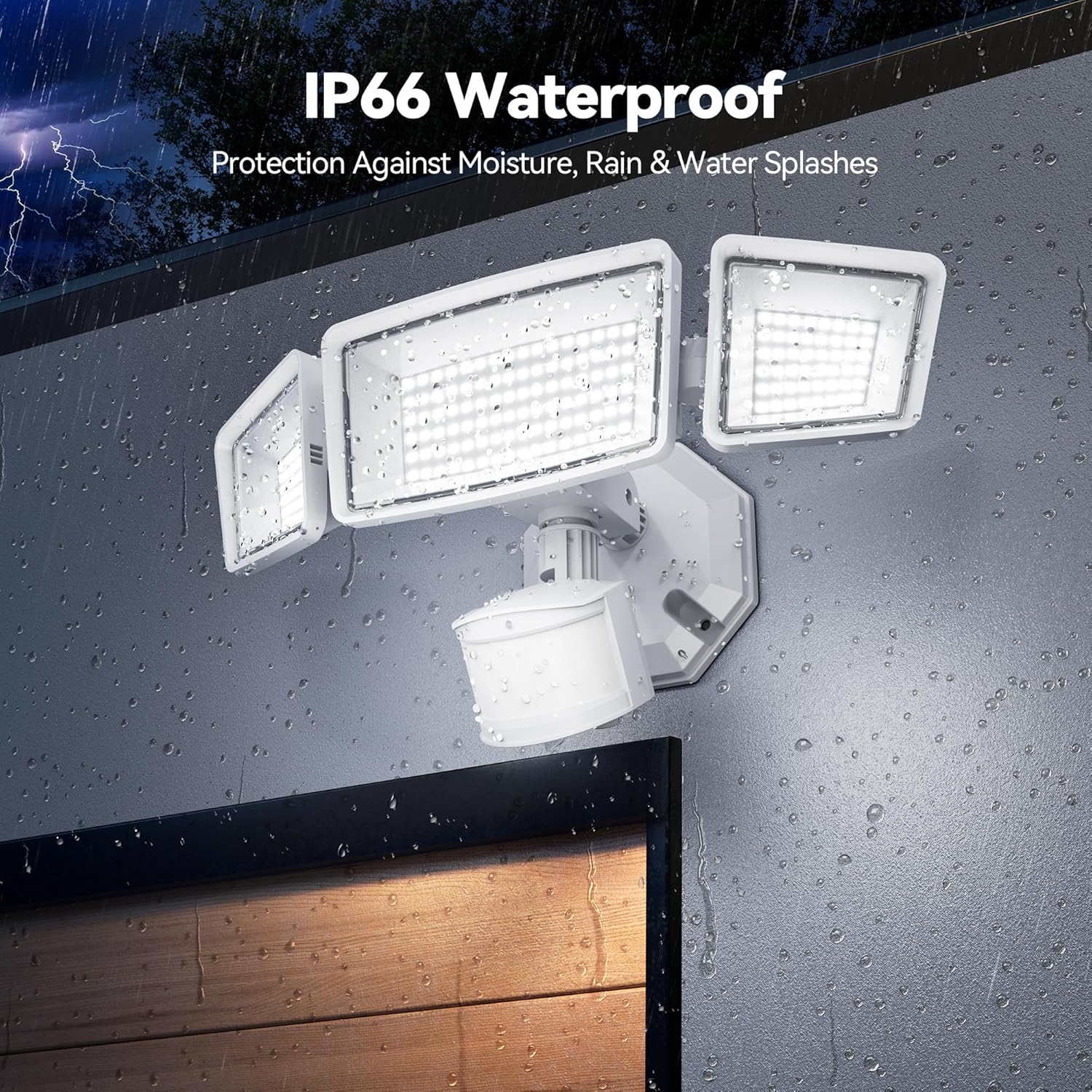 TECKNET Flood Lights Ourtdoor Motion Sensor