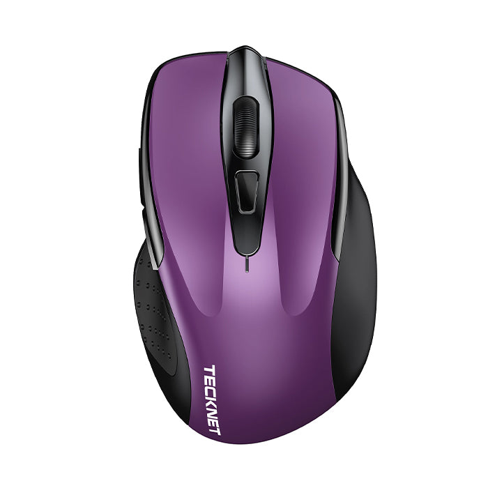 TECKNET Wireless Silent Mouse, Bluetooth 3.0/5.0 and 2.4GHz Connectivity Mouse