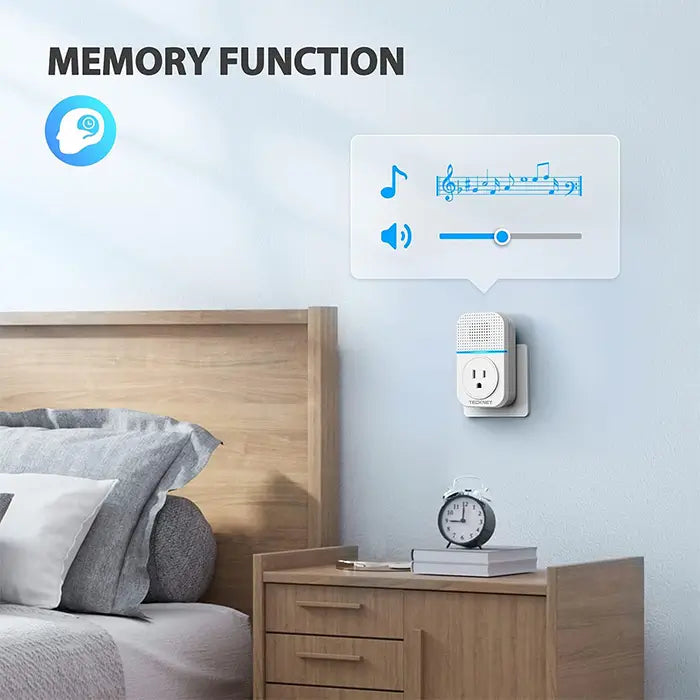 TECKNET Self-Powered Wireless Doorbell
