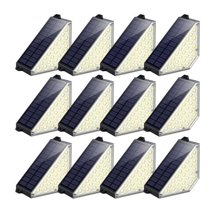 TECKNET Solar Step Lights for Outside, 2 Modes Brightness Adjustable