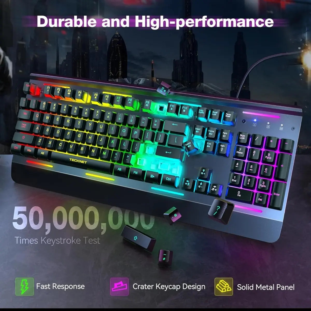 TECKNET RGB Gaming Keyboard