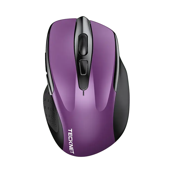TECKNET Wireless Mouse Rechargeable 4800 DPI Silent Mouse 8 Buttons Bluetooth Mouse