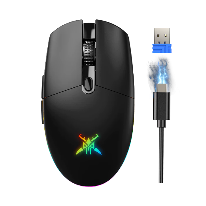 TECKNET Wireless Gaming Mouse with 8000 DPI & 6 Programmable Buttons