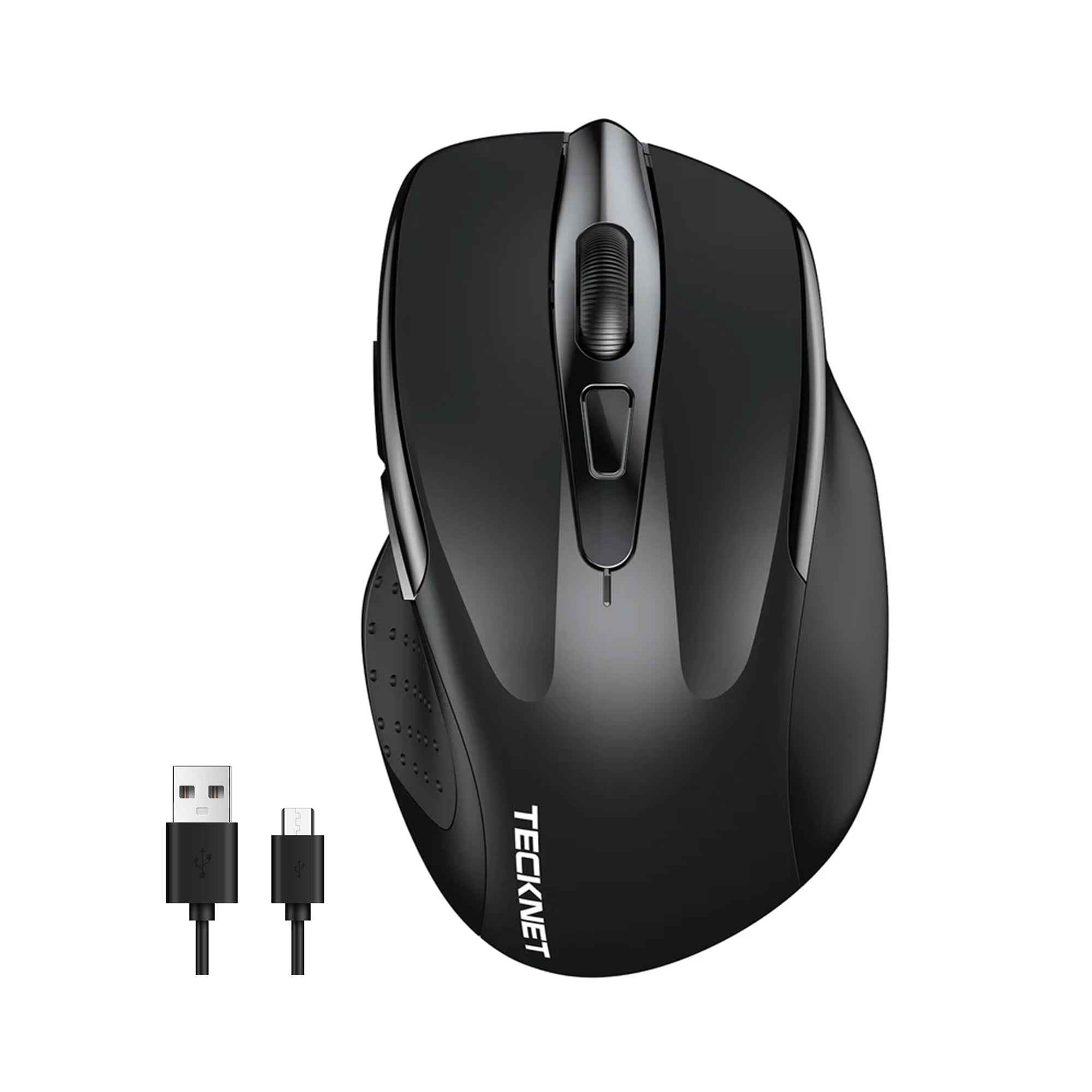TECKNET Rechargeable Wireless Mouse, 2.4G Silent Mouse, 6 Adjustable 4800 DPI