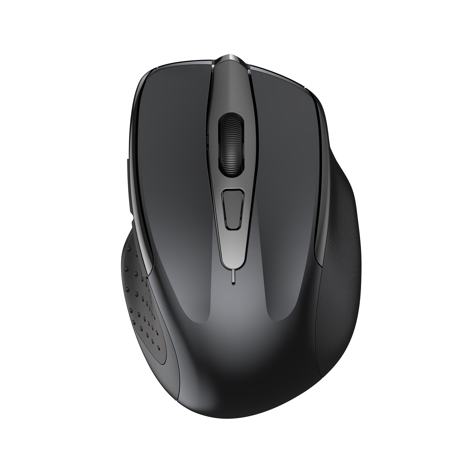 TECKNET Rechargeable Jiggler Wireless Mouse (BT5.0/3.0 & 2.4G) 4800 DPI Silent USB A & Bluetooth Mouse 6 Buttons