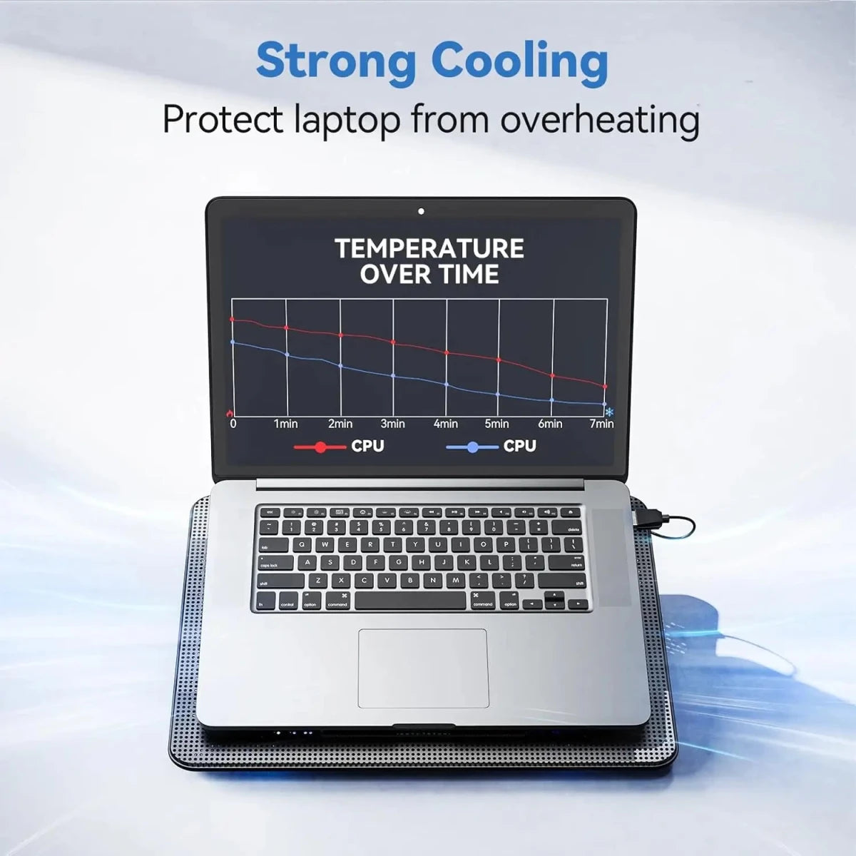 TECKNETTECKNET 1200 RPM Laptop Cooling Pad For 12 - 17.3 Inch