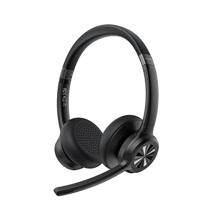 TECKNETTECKNET Bluetooth V5.2 Headphones with AI Noise Cancelling Microphone - [Color/Material] [Main Feature] for [Target Device/Scenario]