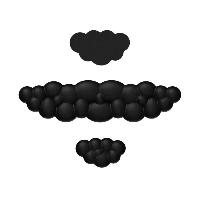 TECKNETTECKNET Cloud Keyboard Wrist Rest Set, Cloud Wrist Rest with Non - Slip Base - [Color/Material] [Main Feature] for [Target Device/Scenario]