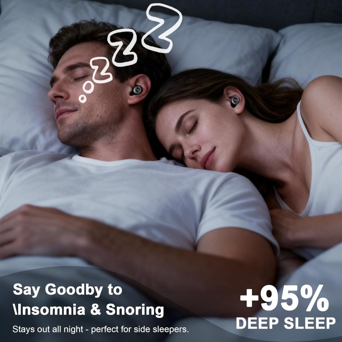 TECKNETTECKNET Ear Plugs for Sleeping Noise Cancelling - 3 Adjustable Levels Noise Earplugs with 8 EarTips - [Color/Material] [Main Feature] for [Target Device/Scenario]