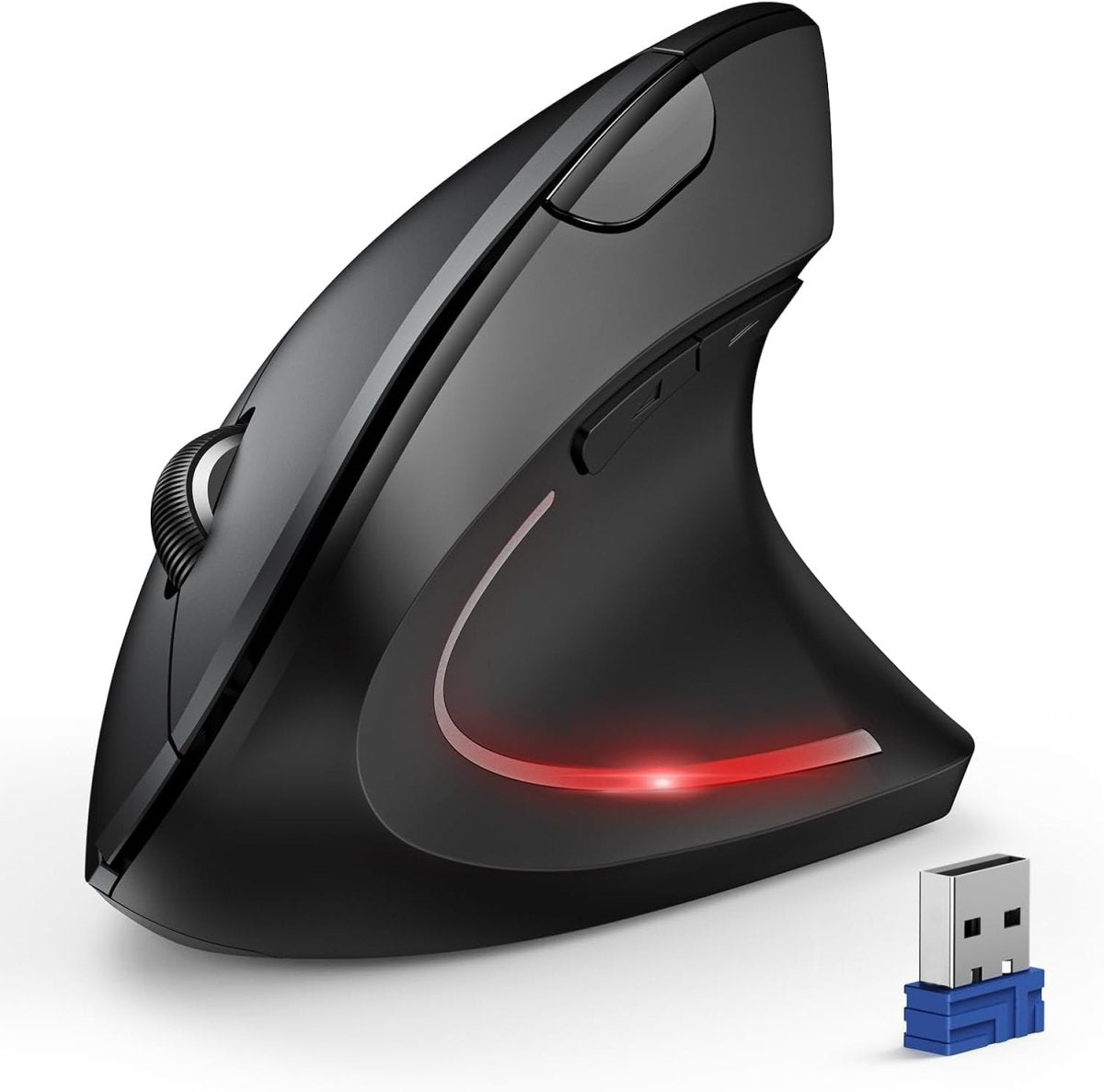 TECKNETTECKNET Ergonomic Mouse, Wireless Bluetooth Vertical Mouse, 4800 DPI Optical Tracking, 6 Adjustable DPI, Quiet Clicks, 2.4GHz with USB A Receiver, 12 Months Battery, 6 Buttons, Wide Compatibility - [Color/Material] [Main Feature] for [Target Device/Scenario]