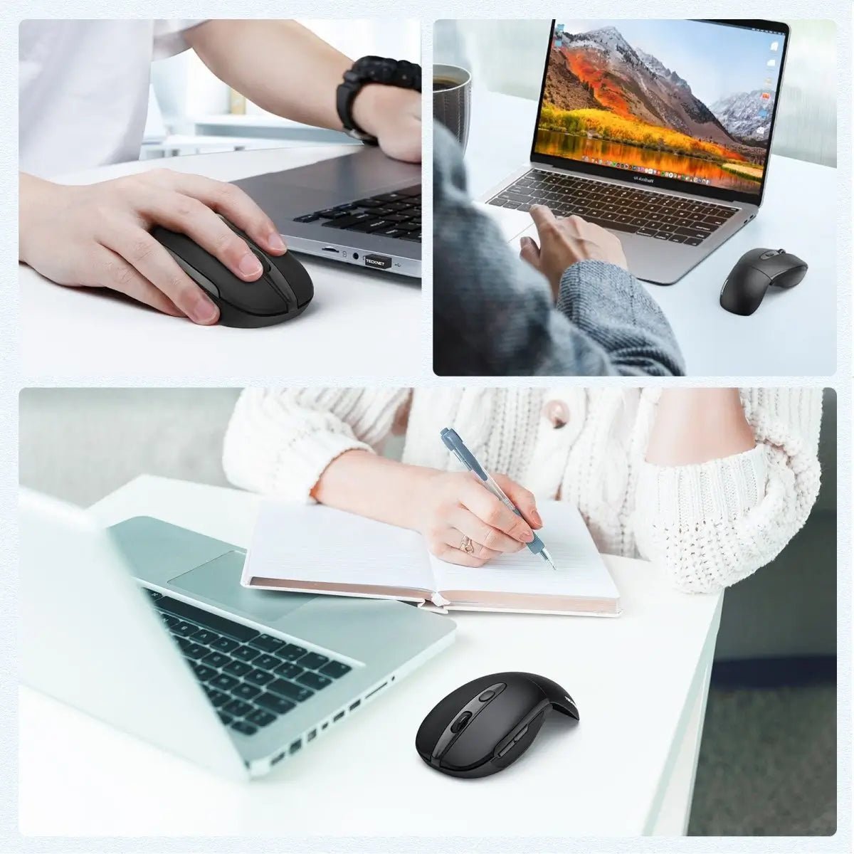 TECKNETTECKNET Foldable 2.4G 2000 DPI Wireless Mouse