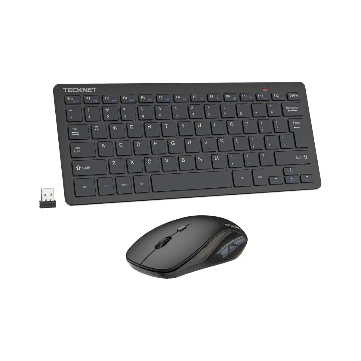 TECKNETTECKNET Mini Wireless Keyboard and Mouse Combo 2.4GHz - [Color/Material] [Main Feature] for [Target Device/Scenario]
