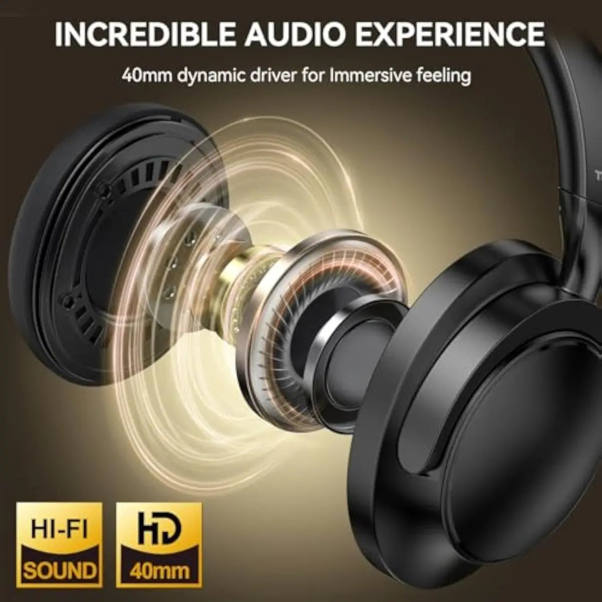 TECKNETTECKNET Noise Cancelling Headphones Wireless & Wired - [Color/Material] [Main Feature] for [Target Device/Scenario]