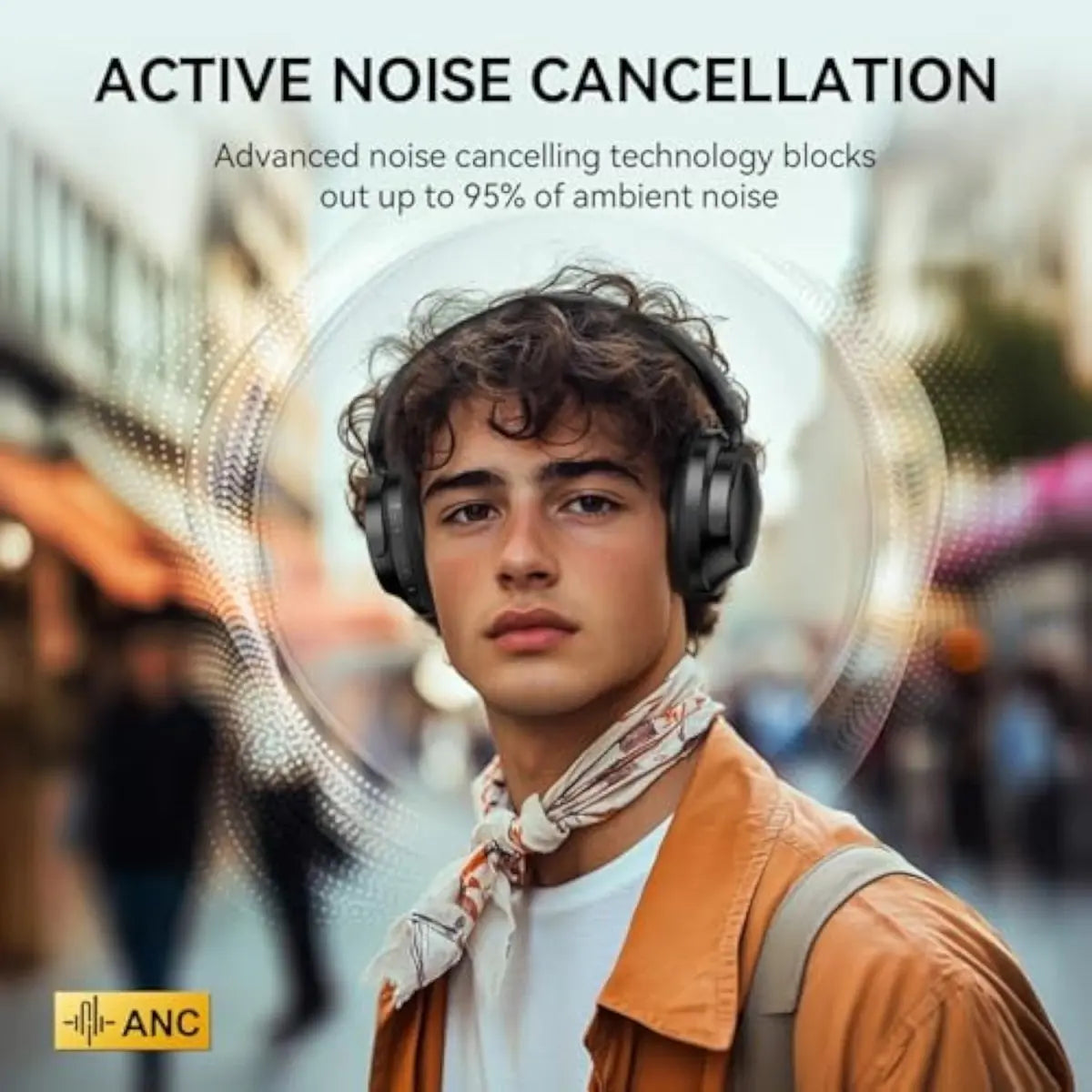 TECKNETTECKNET Noise Cancelling Headphones Wireless & Wired - [Color/Material] [Main Feature] for [Target Device/Scenario]
