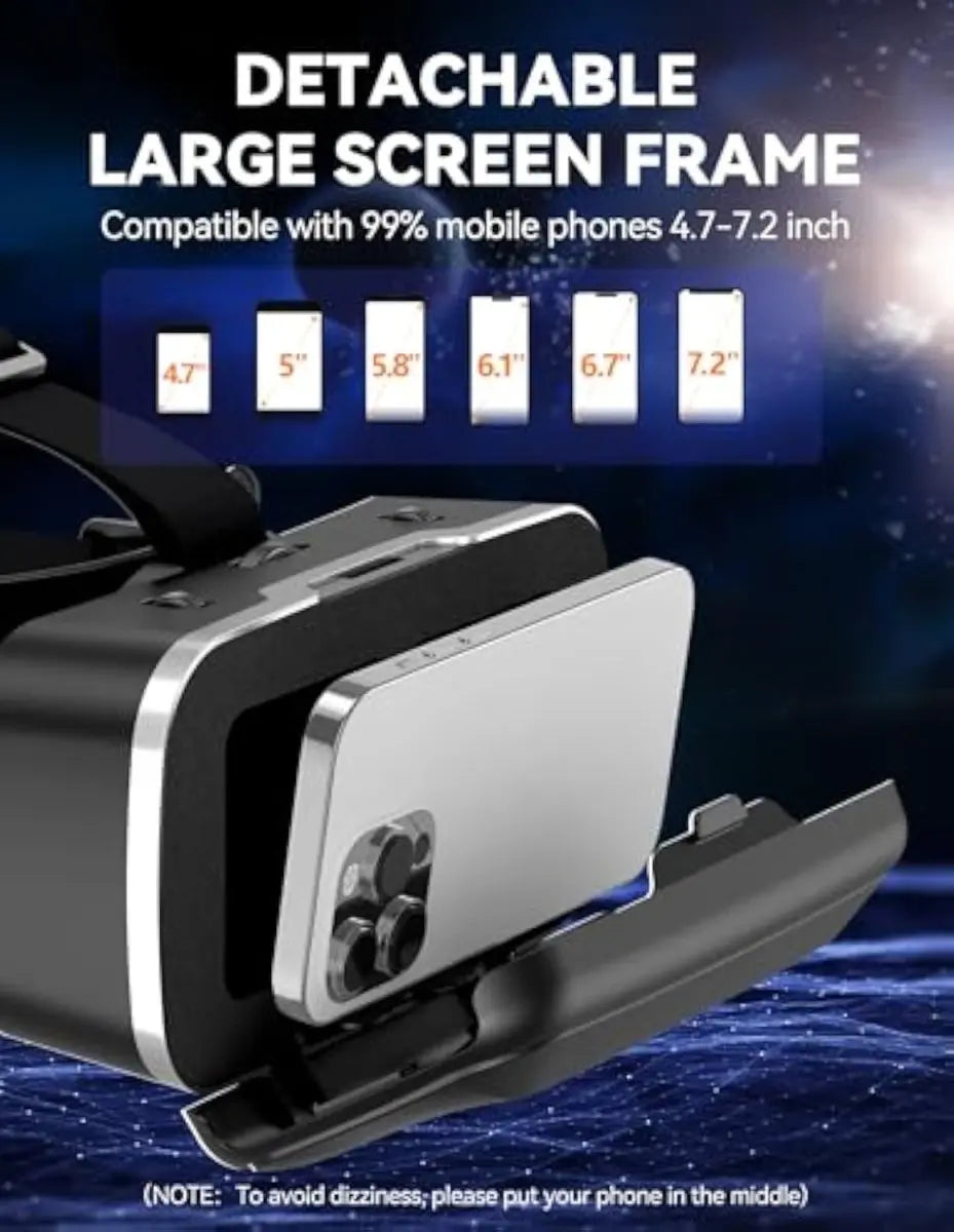 TECKNETTECKNET VR Headset for Phone, Virtual Reality Headsets - [Color/Material] [Main Feature] for [Target Device/Scenario]