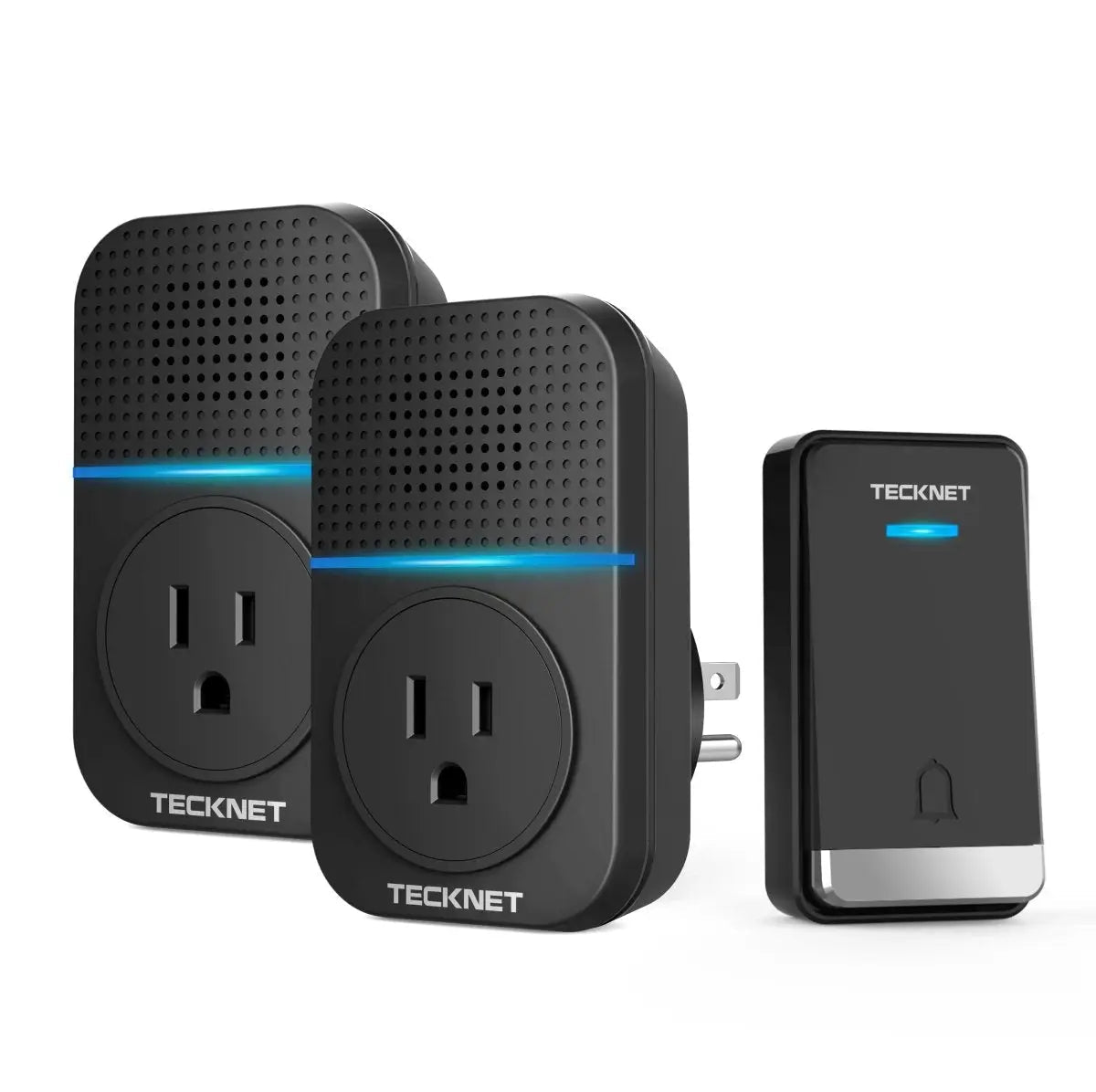 TECKNETTECKNET Wireless Self - Powered Doorbell with Extra Socket